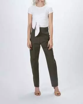 Брюки Peggy High Waist в стиле милитари HUMANOID, цвет military