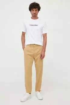 Брюки Пепе Джинс Pepe Jeans, бежевый