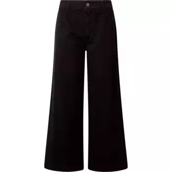 Брюки Pepe Jeans Tania Wide Crop high waist, черный