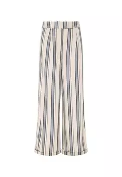 Брюки Pepe Jeans Wide leg Pleat-Front Pants Astrid, бежевый