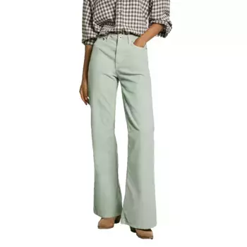 Брюки Pepe Jeans Willa 5 Pocket Flare Fit, зеленый