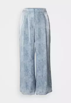 Брюки Petal Wide Leg Pants Michael Kors, синие