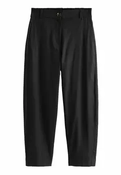 Брюки PETITE FIT - ELASTICATED WAIST BARREL Next, черный