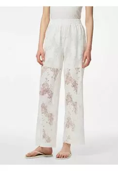 Брюки Pieces, кремовый