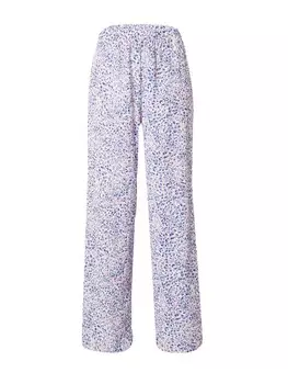 Брюки PIECES Loose fit Pants PCKICIANA, цвет Purple/Light purple