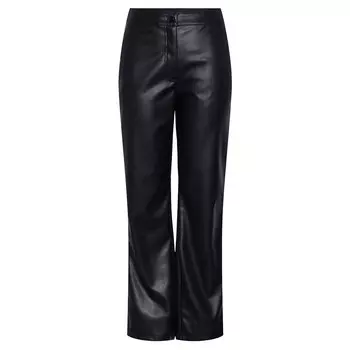 Брюки Pieces Nicha Wide Leg Fit High Waist, черный