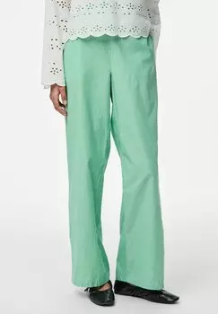 Брюки Pieces, зеленый