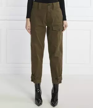 Брюки Pinko cargo LUCERNA Regular Fit, цвет cachi