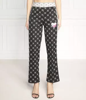 Брюки Pinko Flare Fit, черный