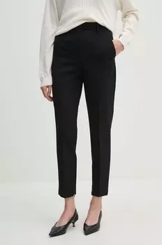 Брюки Pinko из смесовой шерсти, черный