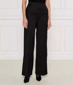 Брюки Pinko PETRARCA flare fit, черный