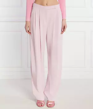 Брюки Pinko Regular Fit, розовый