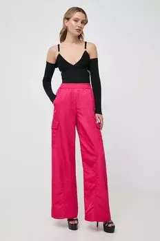 Брюки Pinko, розовый
