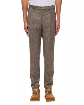 Брюки «пинс» Pt01, коричневый