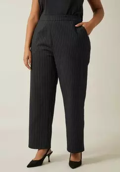 Брюки PINSTRIPE WIDE LEG Evans, антрацит
