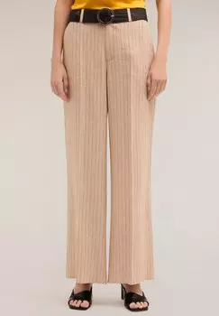 Брюки PINSTRIPED Motivi, бежевый