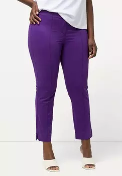 Брюки PINTUCK ELASTIC WAISTBAND Ulla Popken, фиолетовый