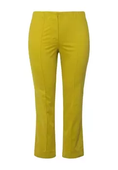 Брюки PINTUCK ELASTIC WAISTBAND Ulla Popken, зеленый
