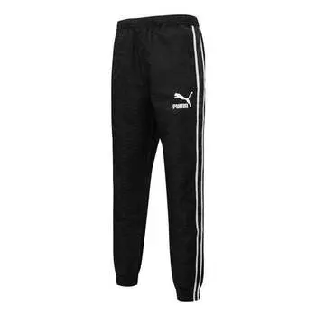 Брюки players lounge track pants 'black' Puma, черный