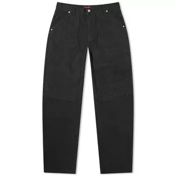 Брюки Pleasures Impact Double Knees, черный