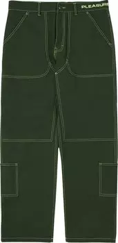 Брюки Pleasures Ultra Utility Pant 'Green', зеленый