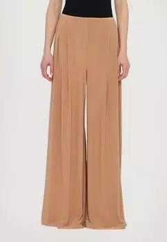 Брюки PLEAT PANT Norma Kamali, светло-коричневый