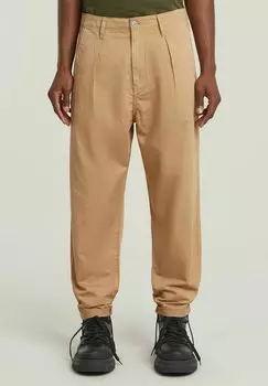 Брюки PLEATED RELAXED G-STAR, коричневый