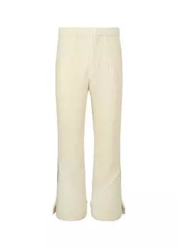 Брюки pleats bottoms 2 Homme Pliss Issey Miyake, белый