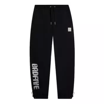 Брюки плохие джоггеры пятой серии Li-Ning, черный
