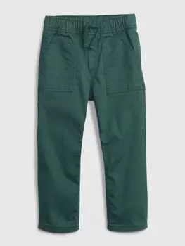 Брюки плотника из парусины Gap, зеленый