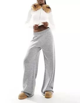 Брюки плотной вязки с широкими штанинами Miss Selfridge