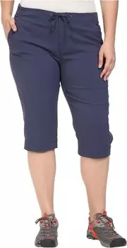 Брюки Plus Size Anytime Outdoor Capri Columbia, цвет Nocturnal