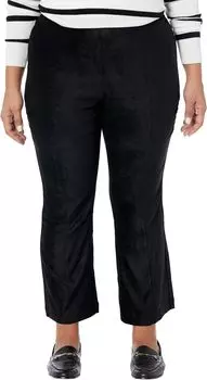Брюки Plus Size Suede Pull-On Slim Boot NYDJ, черный