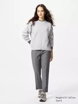 Брюки по щиколотку Uniqlo, цвет 05 серый