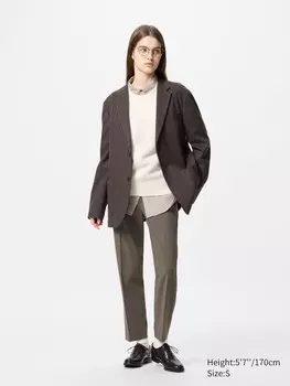 Брюки по щиколотку Uniqlo, цвет 37 коричневый