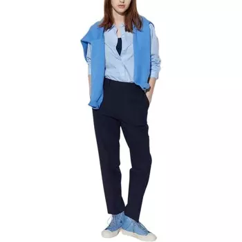 Брюки по щиколотку Uniqlo, темно-синий