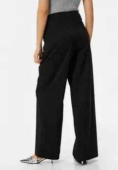 Брюки POCKET DETAIL BUTTONED WIDE LEG Koton, черный