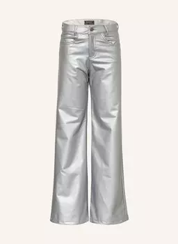 Брюки под кожу Blue Effect, серебряный