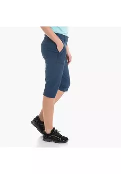 Брюки походные Каракас 2, длина 3/4, стрейч, охлаждающие, женские Schoffel, цвет Dress Blues