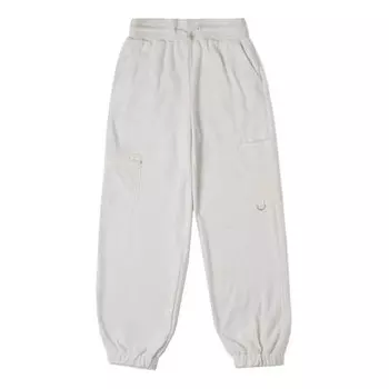 Брюки polar fleece pant 'white' Converse, белый