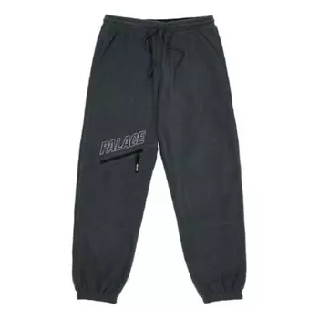 Брюки polar grid reverse bottoms 'black' Palace, черный