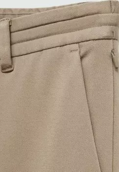 Брюки POLEN Mango, бежевый