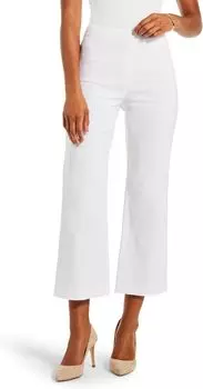 Брюки Polished Wonderstretch Wide-Leg Crop NIC+ZOE, цвет Paper White