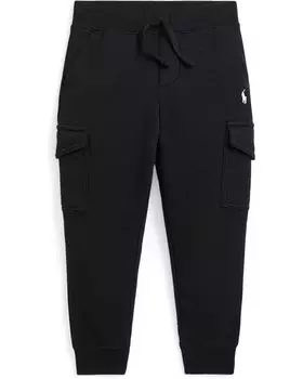 Брюки Polo Ralph Lauren Kids Fleece Cargo Jogger Pants, цвет Polo Black W/C1730 White