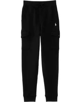 Брюки Polo Ralph Lauren Kids Fleece Cargo Jogger Pants, цвет Polo Black W/C1730 White