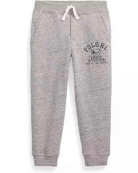 Брюки Polo Ralph Lauren Kids Fleece Graphic Jogger Pants, цвет Salt & Pepper Heather