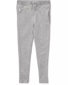 Брюки Polo Ralph Lauren Kids French Terry Leggings, цвет Light Grey Heather