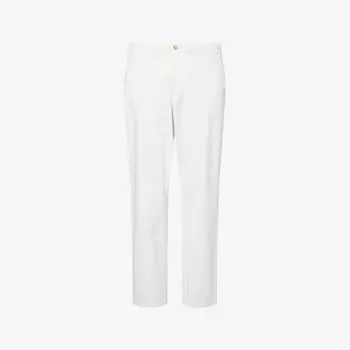 Брюки Polo Ralph Lauren прямого кроя из хлопка с добавлением эластана, белый