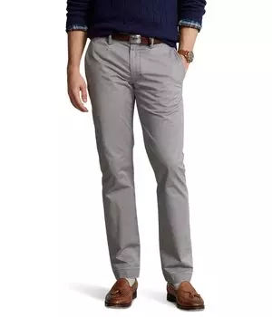 Брюки Polo Ralph Lauren Slim Fit Stretch Chino Pants, цвет Perfect Grey