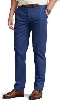 Брюки Polo Ralph Lauren Straight Fit Stretch Chino Pants, цвет Light Navy